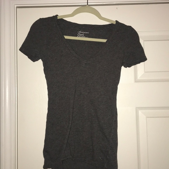 Gray v neck - Picture 1 of 3